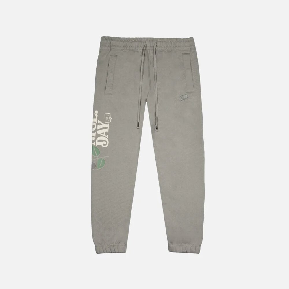 Sold Out Nice Kicks Have A Nice Day Heavyweight Fleece Black Jogger Sweatpants